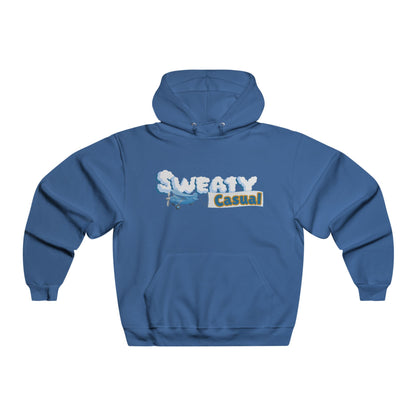 Sweaty Casual Airplane Ad Men's NUBLEND® Hooded Sweatshirt