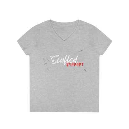 Scuffed Support Ladies' V-Neck T-Shirt