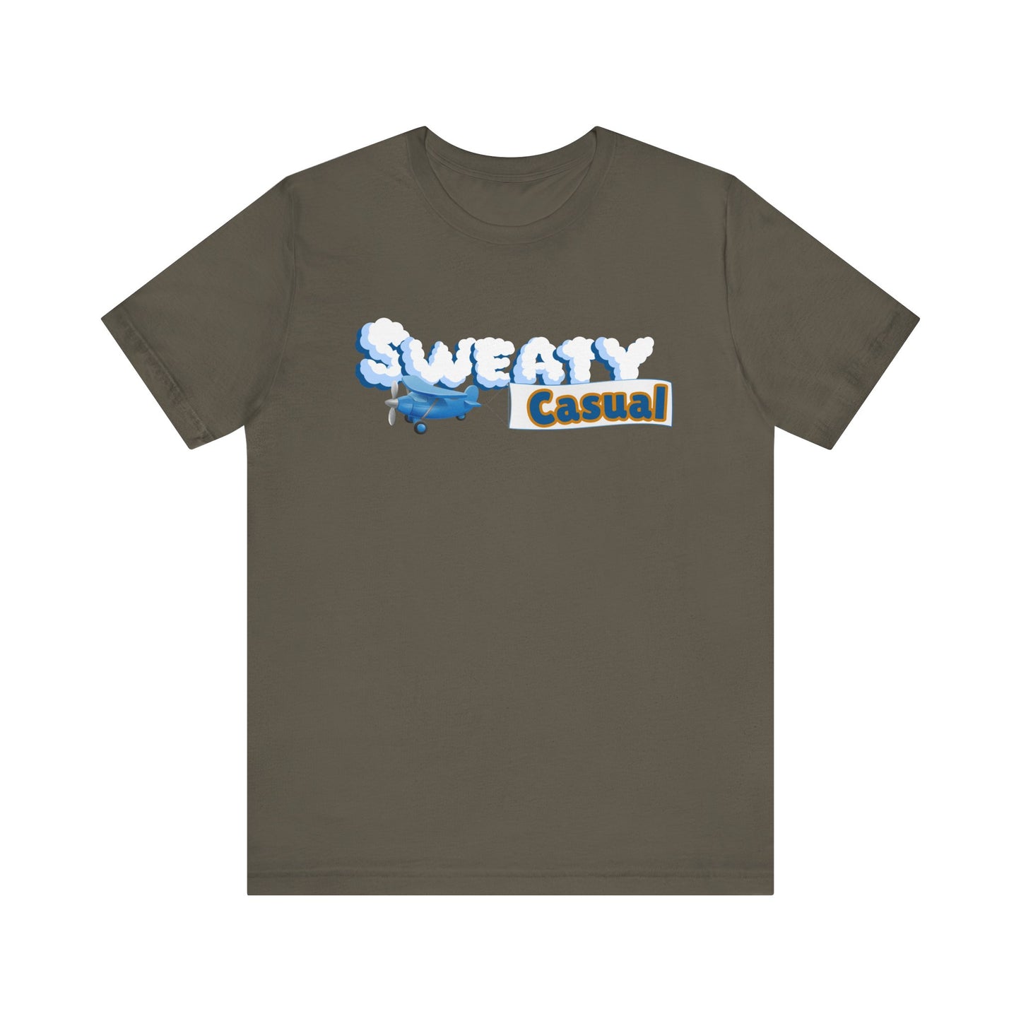 Sweaty Casual Airplay Unisex Jersey Short Sleeve Tee