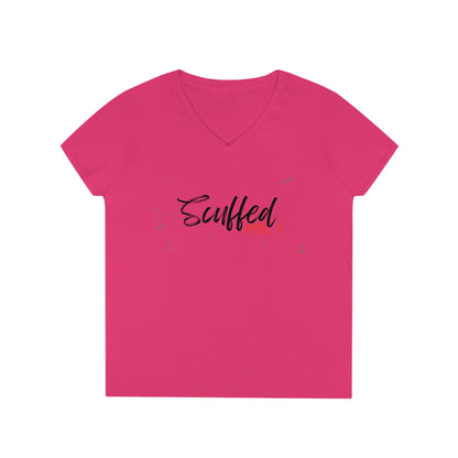 Scuffed Position 1 V-Neck T-Shirt (black letters)