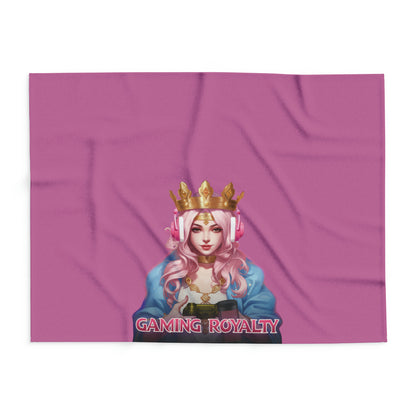 Gaming Royalty Arctic Fleece Blanket - PINK