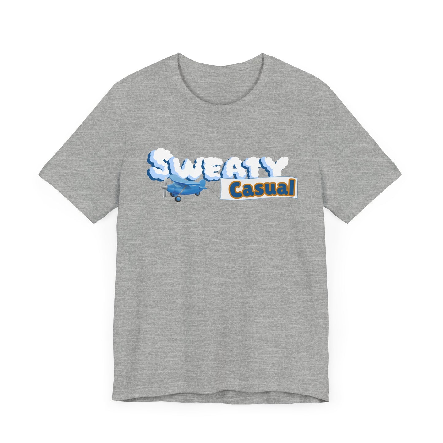 Sweaty Casual Airplay Unisex Jersey Short Sleeve Tee