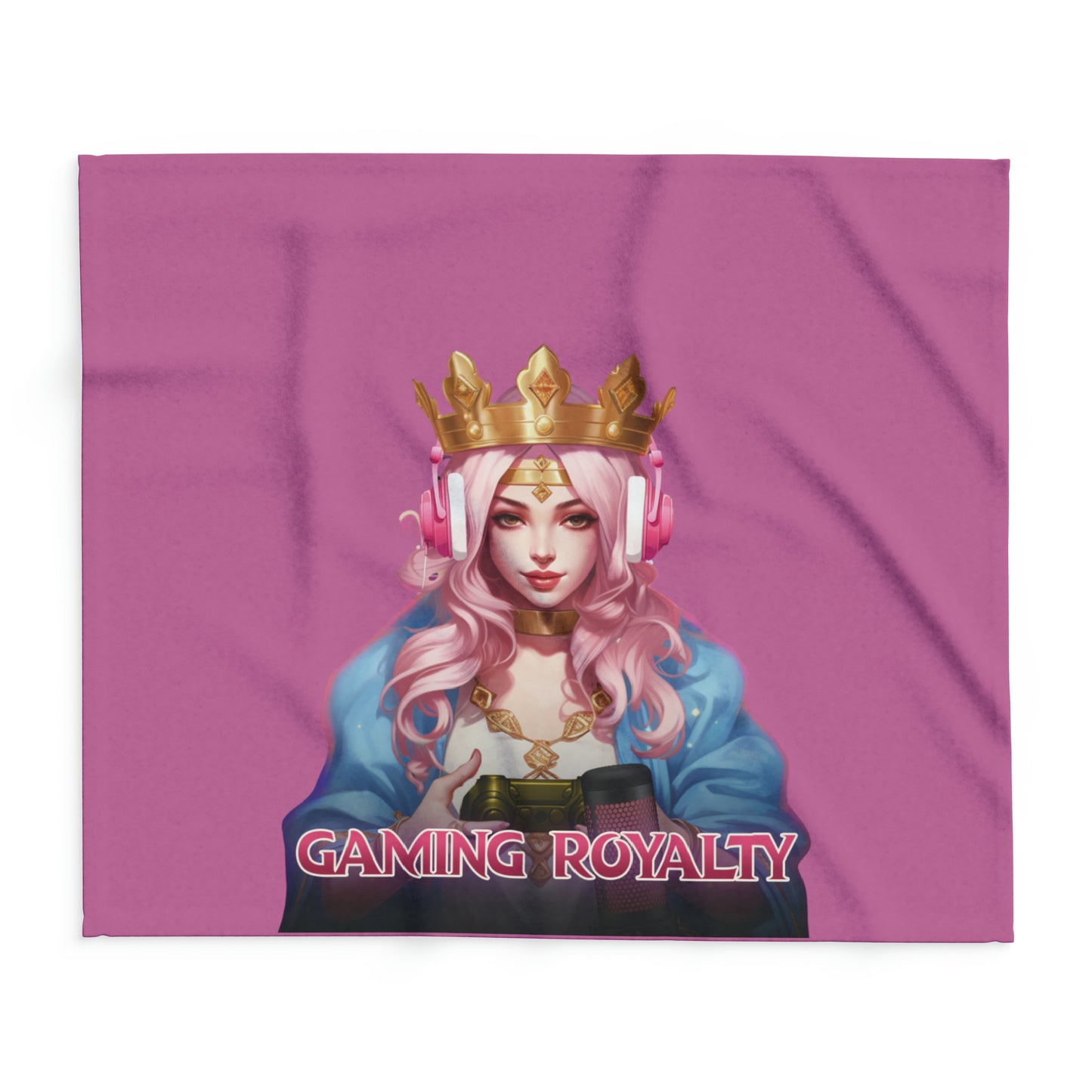 Gaming Royalty Arctic Fleece Blanket - PINK