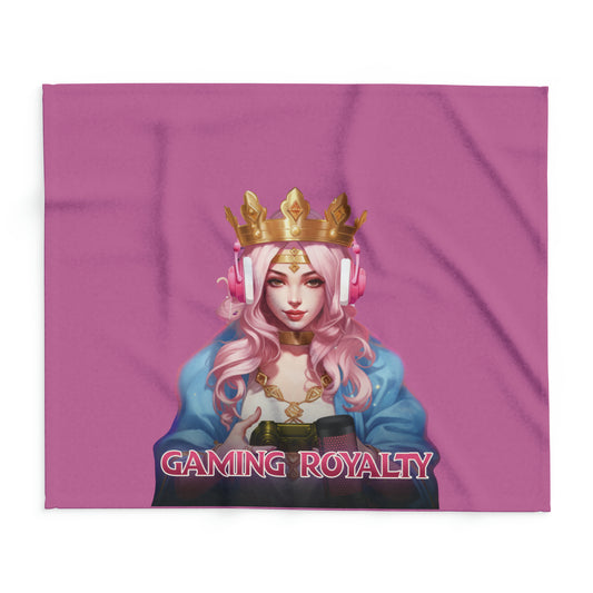 Gaming Royalty Arctic Fleece Blanket - PINK