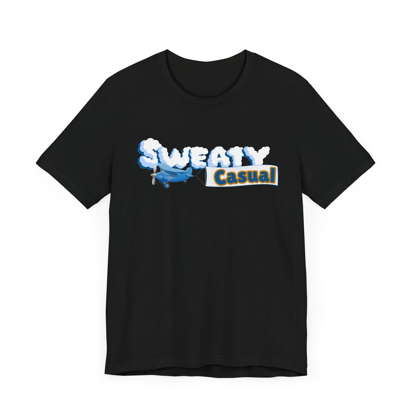 Sweaty Casual Airplay Unisex Jersey Short Sleeve Tee