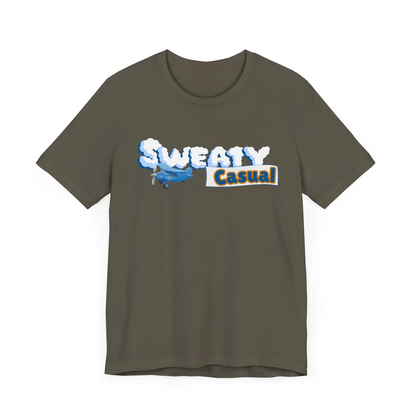 Sweaty Casual Airplay Unisex Jersey Short Sleeve Tee