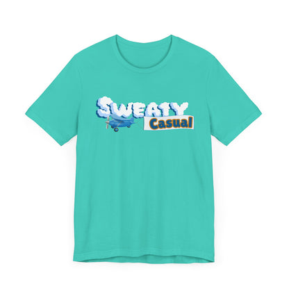 Sweaty Casual Airplay Unisex Jersey Short Sleeve Tee