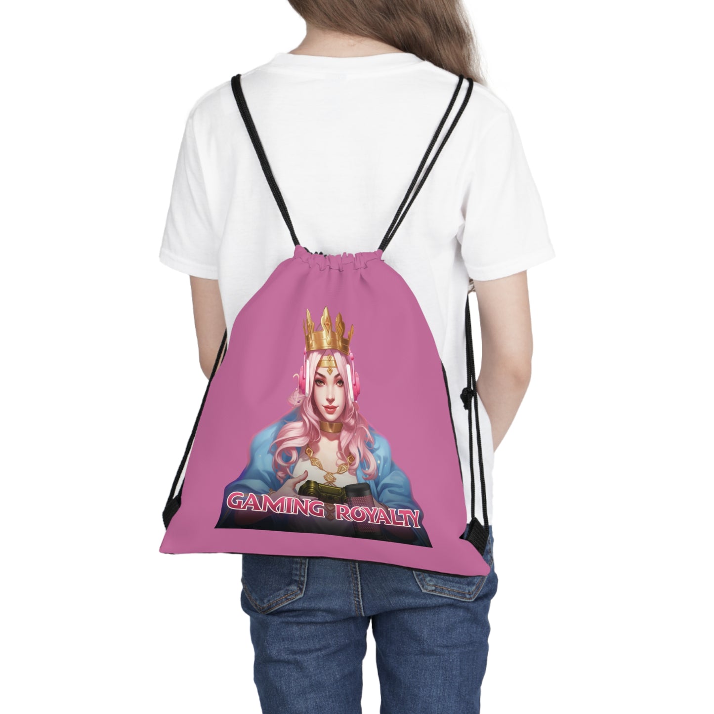 Gaming Royalty Outdoor Drawstring Bag