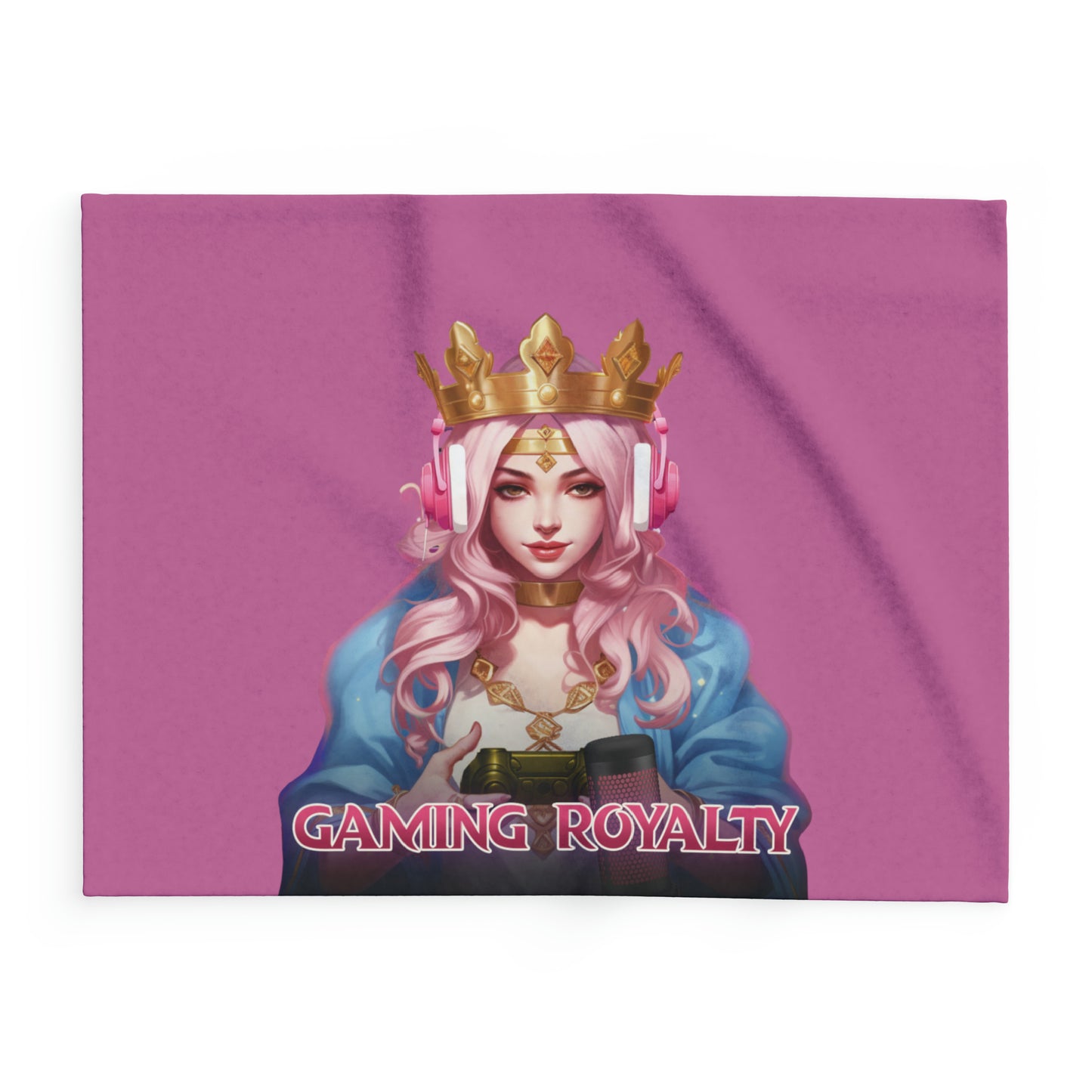 Gaming Royalty Arctic Fleece Blanket - PINK