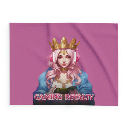 Gaming Royalty Arctic Fleece Blanket - PINK