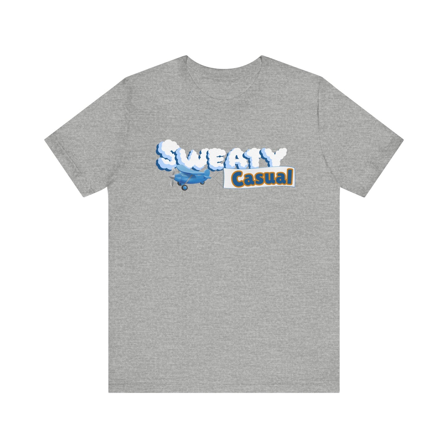 Sweaty Casual Airplay Unisex Jersey Short Sleeve Tee