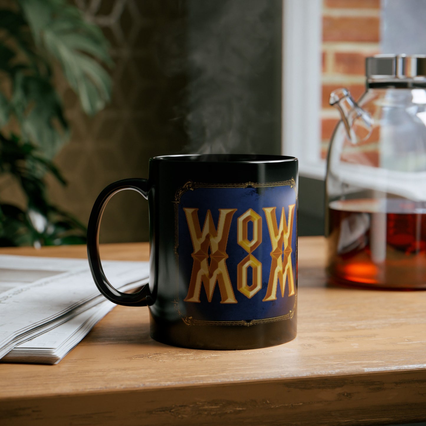 WoW MoM Black Mug (11oz, 15oz)