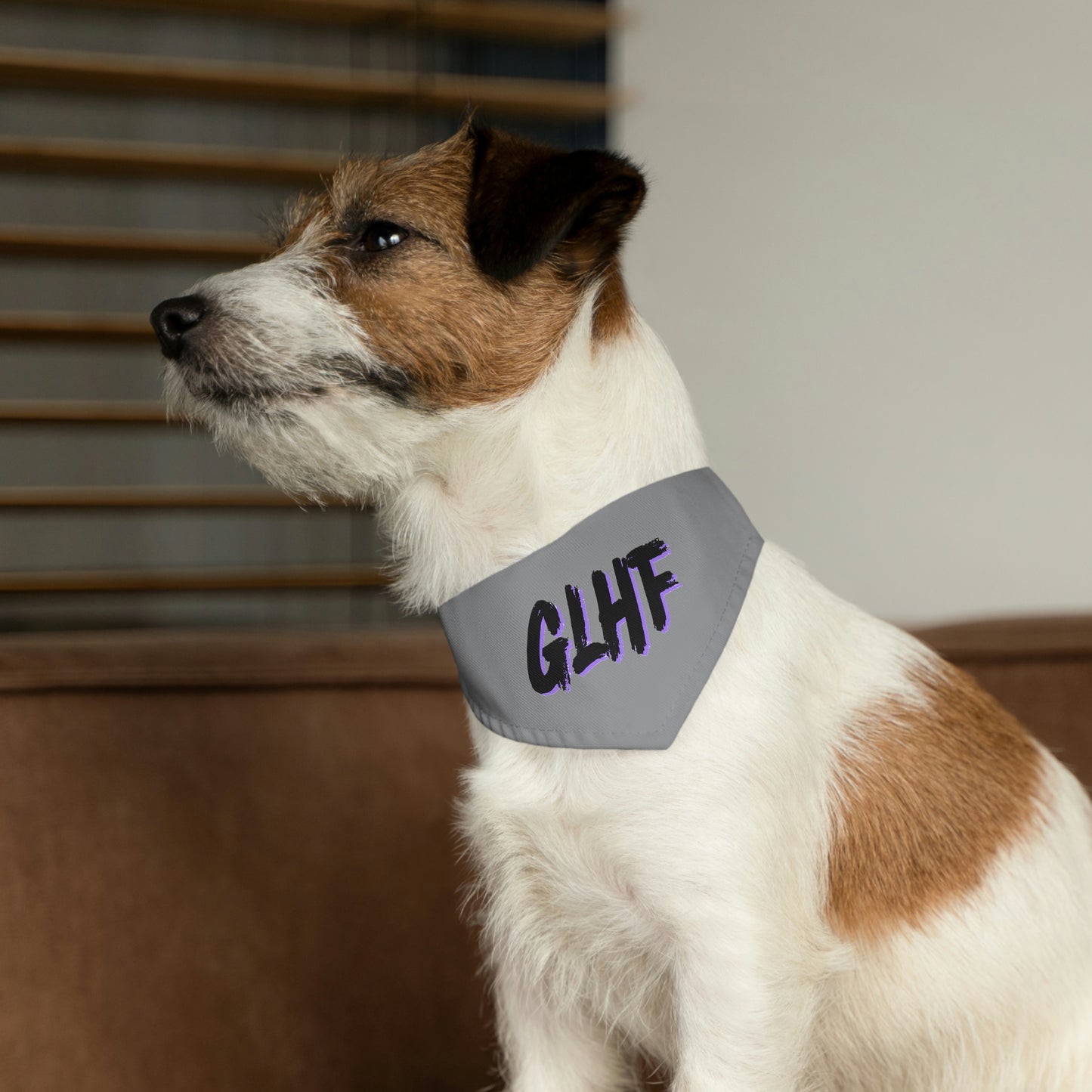 GLHF Pet Bandana Collar - PURPLE