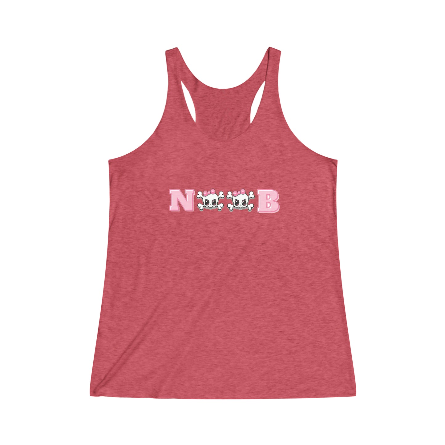 The Cutest Noob Women's Tri-Blend Racerback Tank