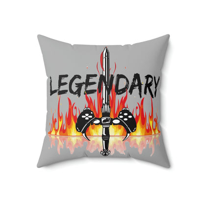 Legendary Gamer Polyester Square Pillow