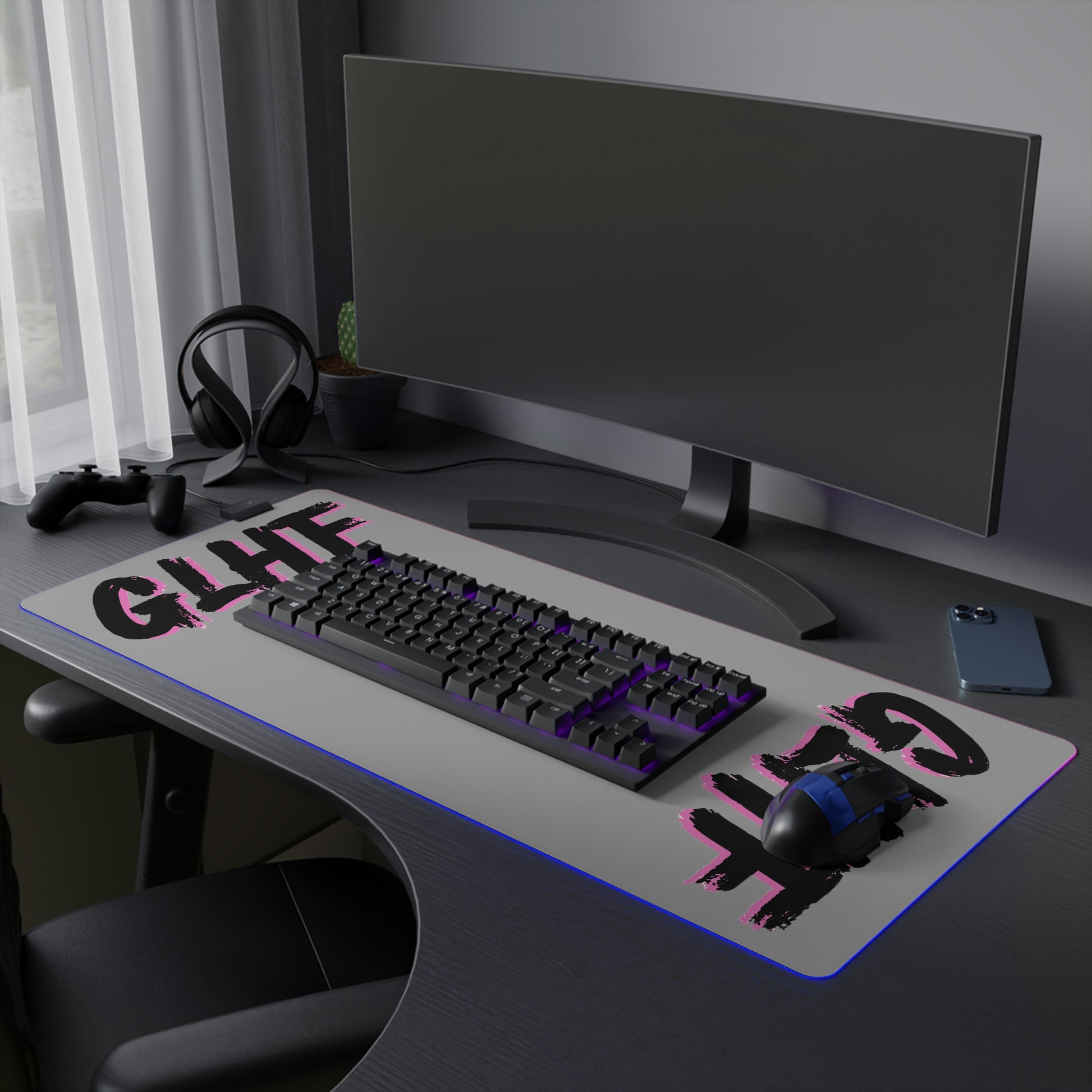 LED Gaming Mouse Pad *WHITE*