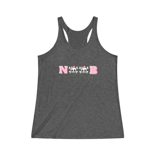 The Cutest Noob Women's Tri-Blend Racerback Tank