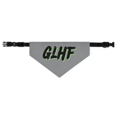 GLHF Pet Bandana Collar - GREEN