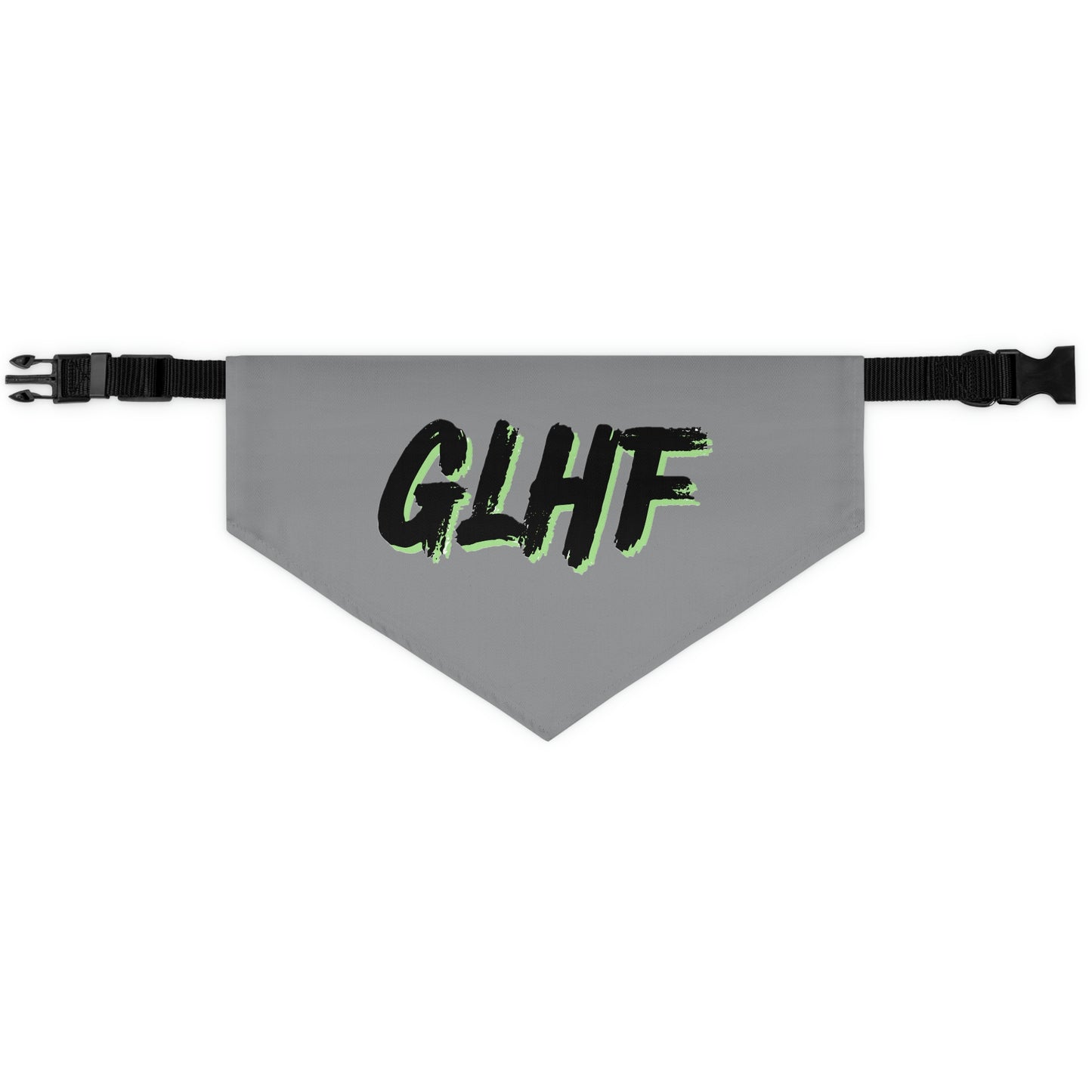 GLHF Pet Bandana Collar - GREEN