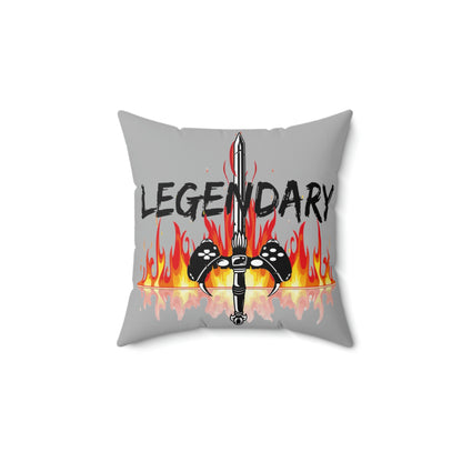 Legendary Gamer Polyester Square Pillow