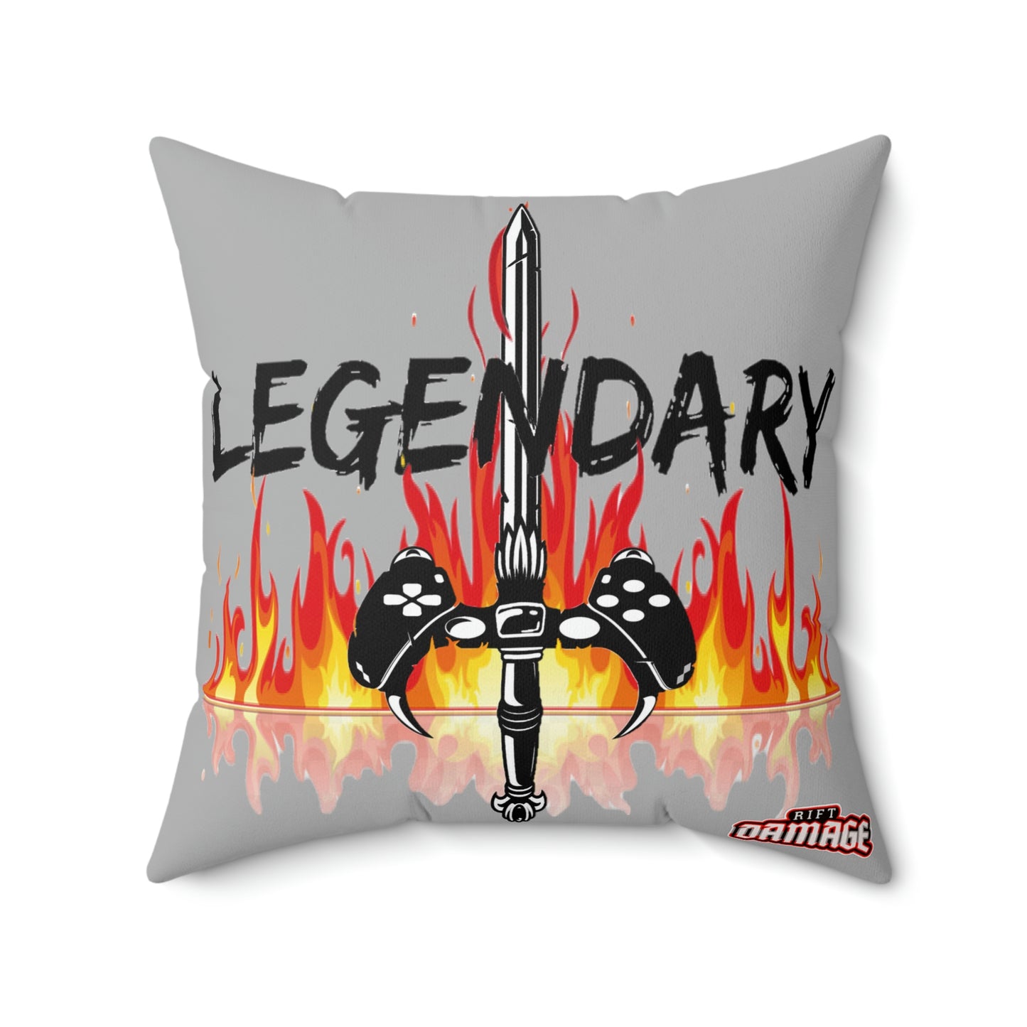 Legendary Gamer Polyester Square Pillow