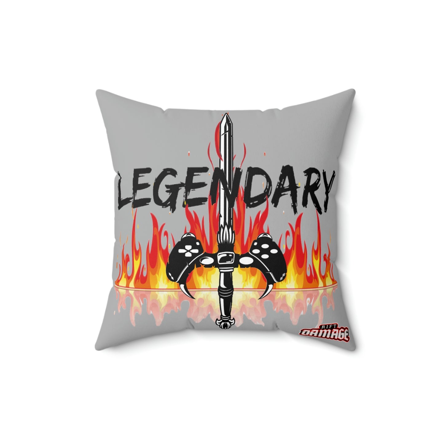 Legendary Gamer Polyester Square Pillow