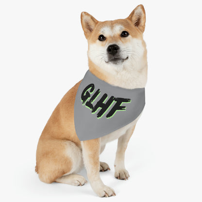 GLHF Pet Bandana Collar - GREEN