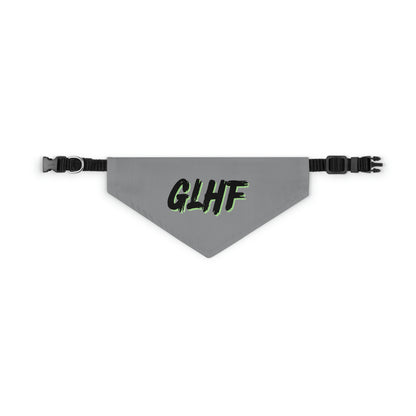 GLHF Pet Bandana Collar - GREEN